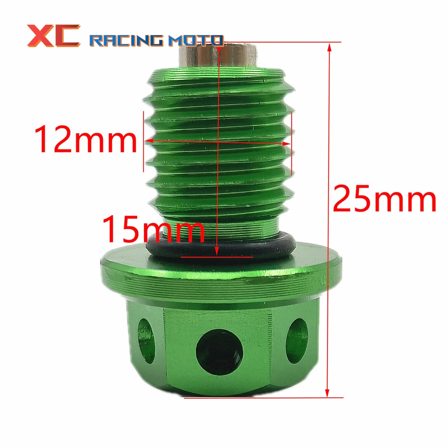M12 Magnetic Oil Sump Nut Drain Drainage Oil Plug Screw Motorcycle ATV Quad Bike