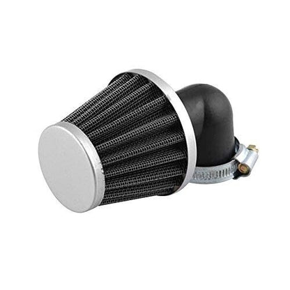 Alloy 35mm 90 Degree Bent Angled Air Filter Pod Cleaner PIT QUAD DIRT BIKE ATV