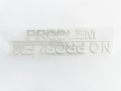 FUNNY JDM NO PROBLEM VINYL STICKER DECAL CAR BUMPER WINDOW WINDSCREEN BULLBAR