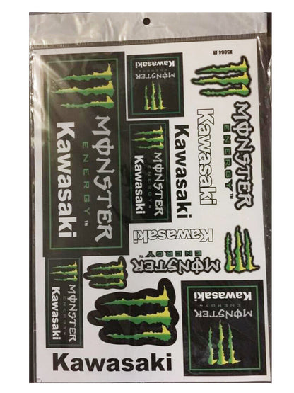 6 Sheets Sticker Decal Rockstar Monster Devil Evil Dirt ATV Quad Car Ute Bike