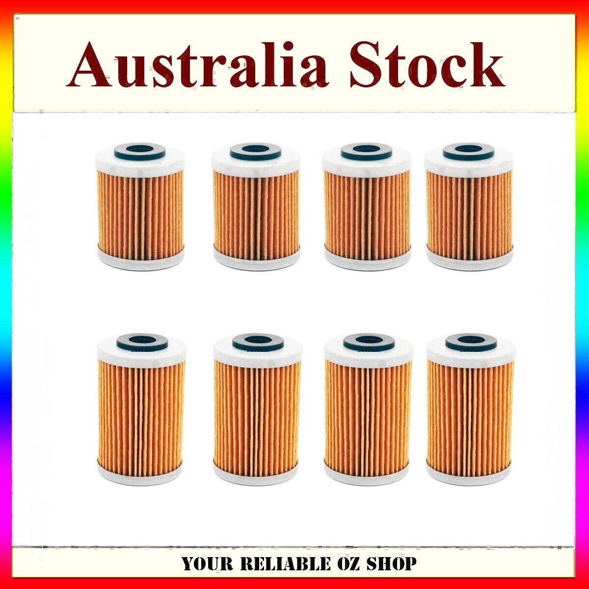 8Pcs Oil Filters For KTM 400SX 400EXC 450SX 450XC 450EXC 400 450 520SX 525SX