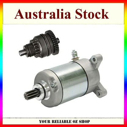 Starter Motor + Drive Gear For Polaris ATP 330 500 Magnum 325 425 HO Sport 400L