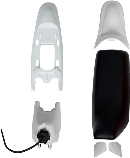 White Plastic Cover Fender Fairing Seat Fuel Tank Yamaha Peewee PW50 PY50 PW 50