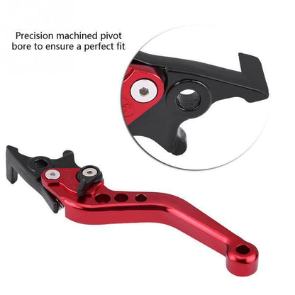 CNC Alloy Silver Red Black Gold Blue Double Disc Brake Levers GY6 Scooter Honda