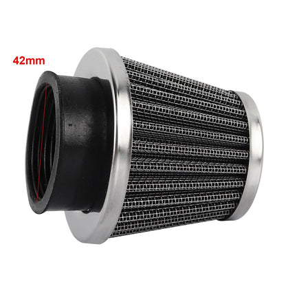 42MM AIR FILTER POD CLEANER Fit GY6 125cc 150cc 250cc SCOOTER GOKART TRAIL BIKE
