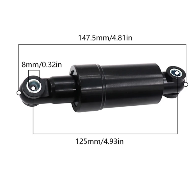 Aluminum Alloy Shock Absorber Suspension 125/150mm 750lbs For Electric Scooter