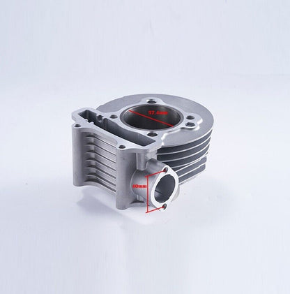 57.4mm Engine Cylinder Head Bore GY6 125cc 150cc Taotao Kymco Baja SUNL Buyang