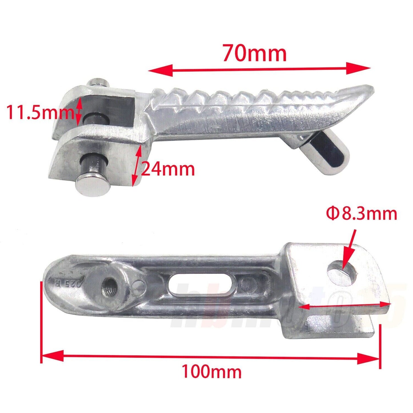 Pair Front Foot Peg Footrest Footpeg for Suzuki GSXR600 GSXR750 GSXR1000 SFV650