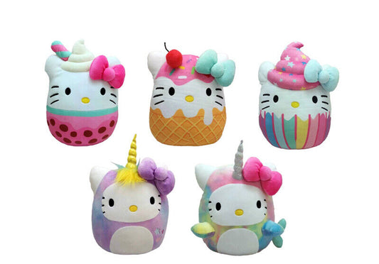 Brand New Licensed Sanrio Hello Kitty Cuddle Plush Unicorn Bubble Tea Toy 30cm