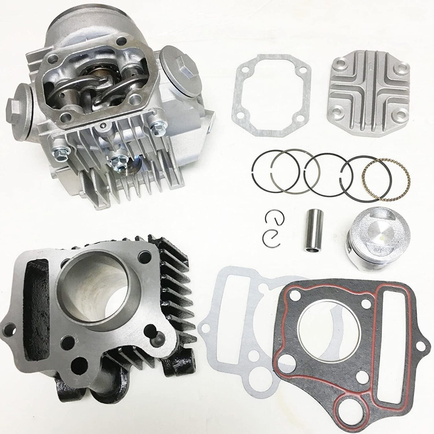 39mm Bore Cylinder Head Piston Engine Rebuild Kit For Honda Z50R XR50 CRF50 50CC