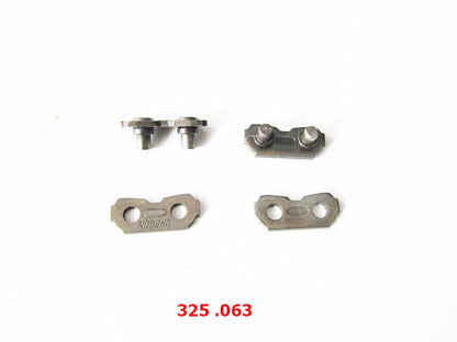 2X CHAINSAW CHAIN JOINER JOINING LINK FOR 3/8.043, 325.050, 325.058, 325.063
