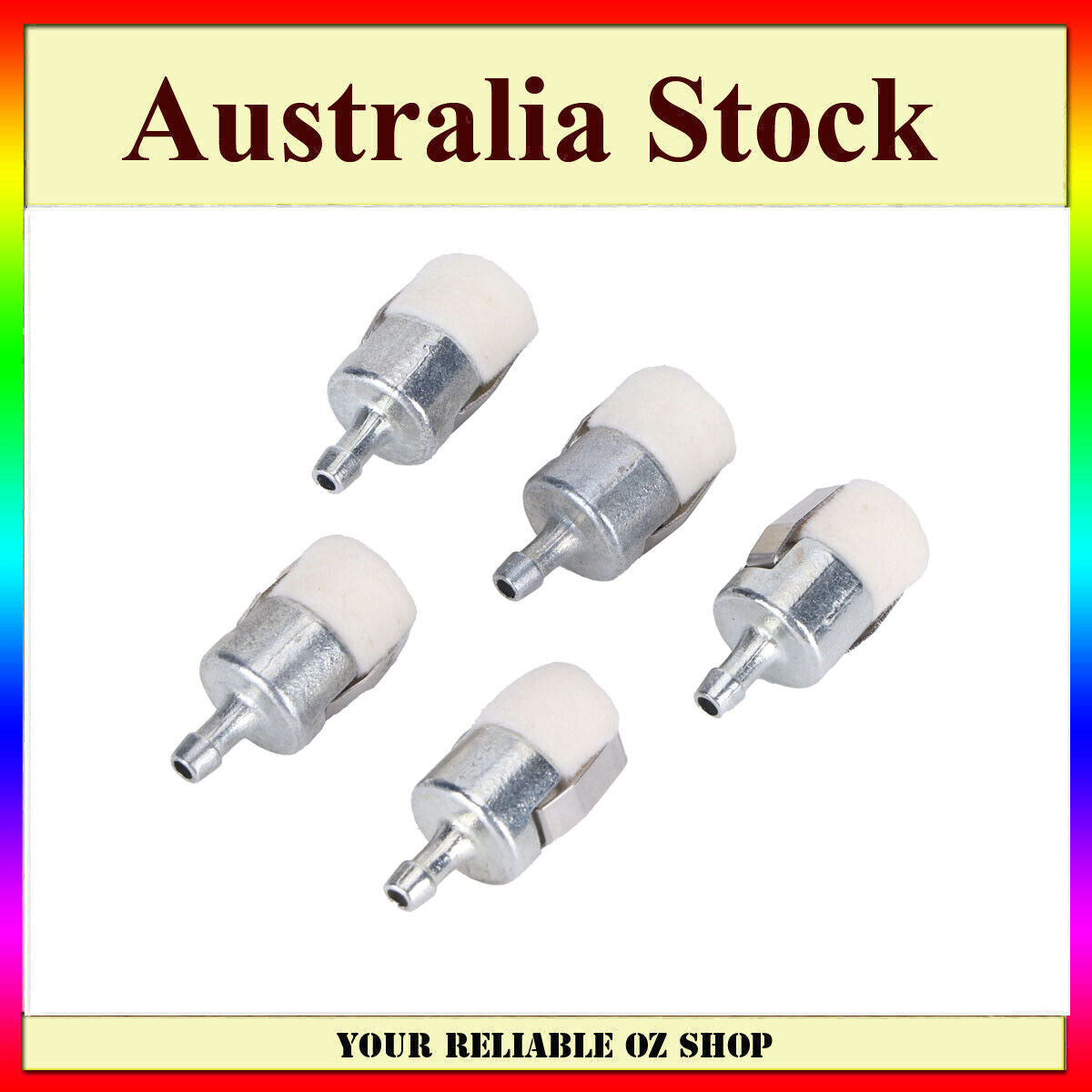 5x Fuel Filter for Homelite Echo Husqvarna Stihl Pouland Chainsaw Walbro 125-527