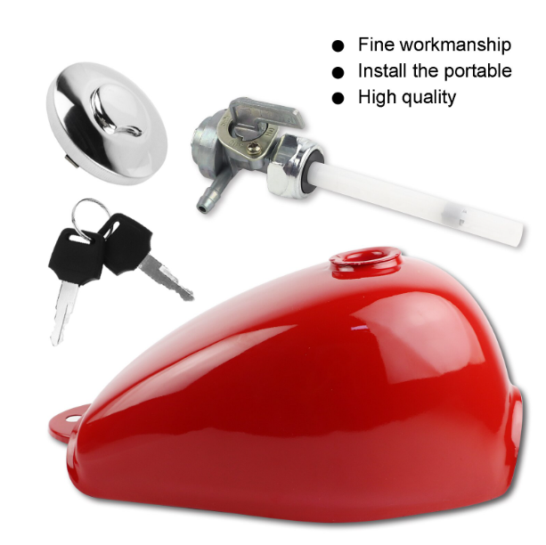 RED Petrol Fuel Gas Tank For Honda Z50 Z50A Z50J Z50R Mini Trail Monkey Bike