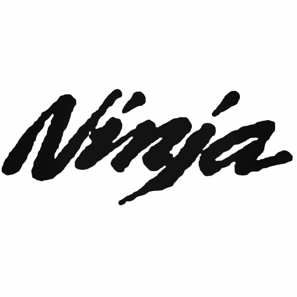 WHITE BLUE BLACK RED KAWASAKI Ninja Sticker Kit Decal Badge Emblem Motorcycle