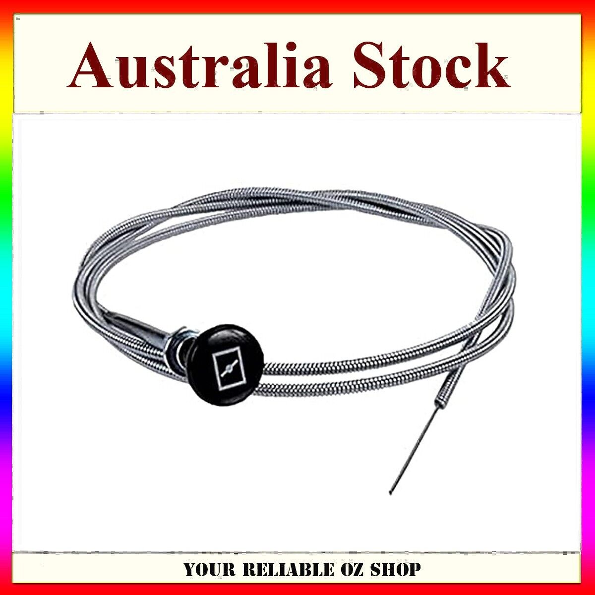 160cm 63'' Inch Push Pull Choke Cable For Lawn Ride Mower Tractors Gokart Bike