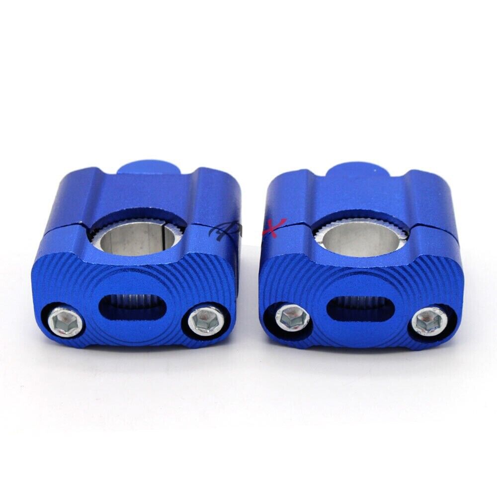 Universal 22mm 28mm CNC Aluminum Handlebar Riser Clamps Motorcycle Dirt Bike