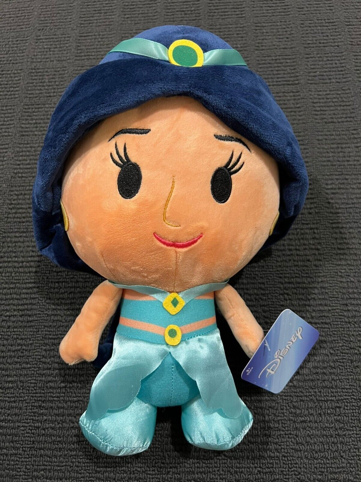 Brand New Disney Aladdin Princess Jasmine 29cm Soft Stuffed Plush Doll Toy