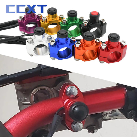 Stop Start On Off Switch Button Bar Clamp For Yamaha Honda KTM YZF WRF CRF EXC