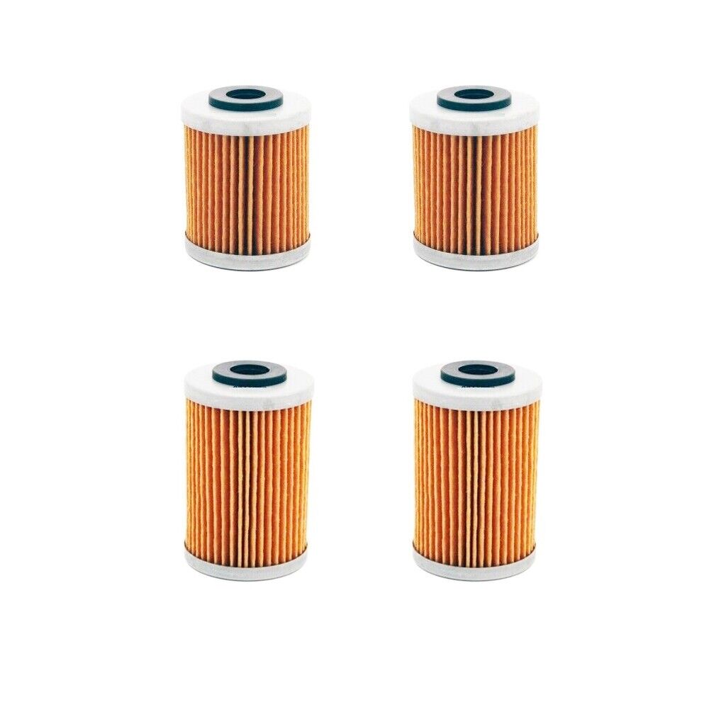 4pcs Oil Filters For KTM 400SX 400EXC 450SX 450XC 450EXC 400 450 520SX 525SX