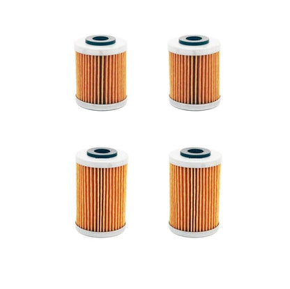 4pcs Oil Filters For KTM 400SX 400EXC 450SX 450XC 450EXC 400 450 520SX 525SX