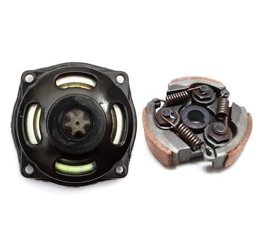 T8F 6T Tooth BELL HOUSING Gear Box Clutch 43cc 47cc 49CC DIRT ATV QUAD MINI BIKE