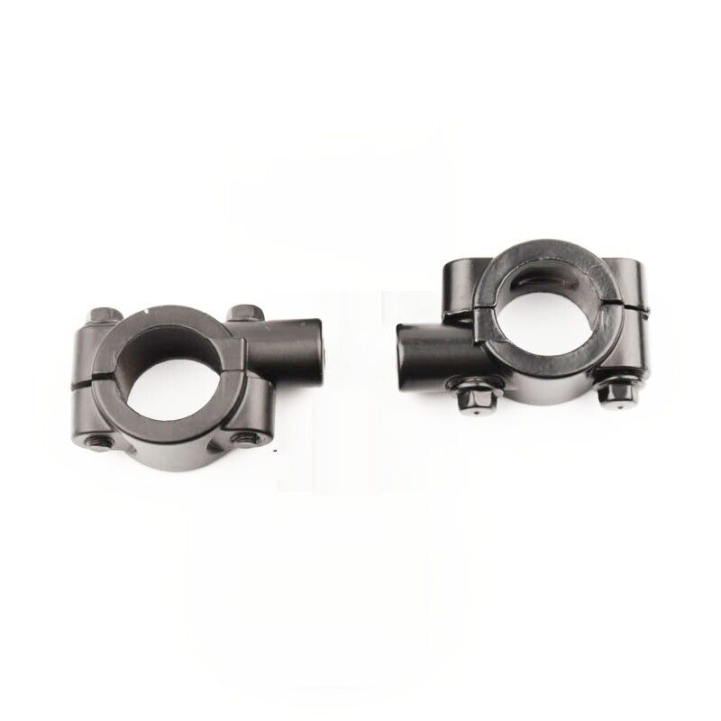 2Pcs 10mm Handle Bar Mirror Mount Clamp 50cc 90cc 110cc 125cc DIRT PITPRO BIKE