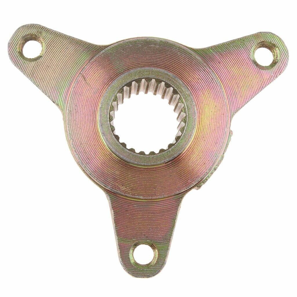 2Pcs 3 Stud 23 Tooth Spline Wheel Rear Axle Hub 125cc 110cc Quad Bike ATV Buggy