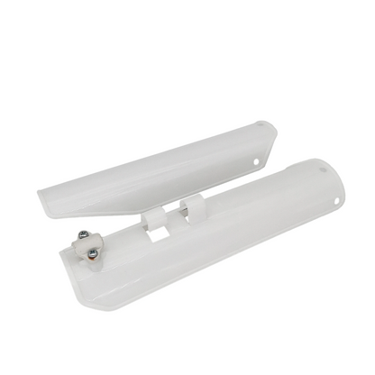 White FORK FENDER GUARD For Honda CRF70 Kawasaki KLX110 Kayo 140 BSE DIRT BIKE