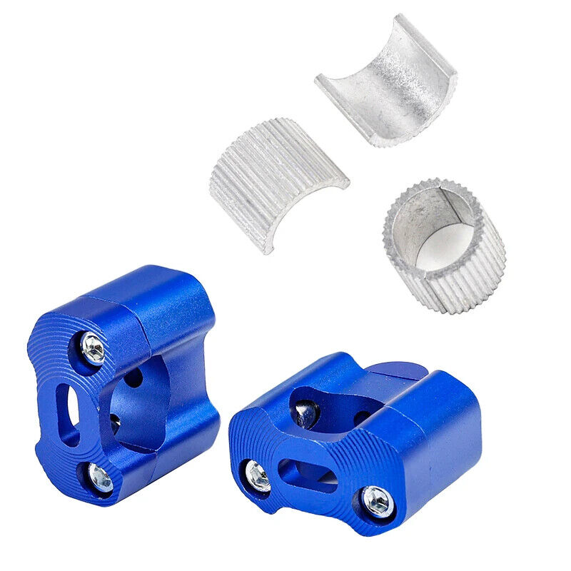CNC Handlebar Bar Clamps Risers 7/8 22mm -28MM 1-1/8 Pit Pro Dirt ATV Quad Bike