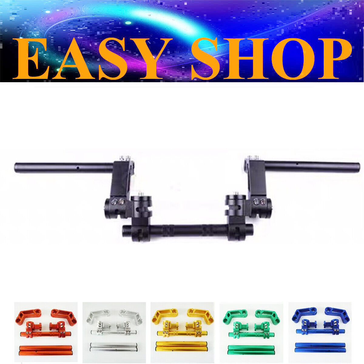 22mm 7/8" CNC Handlebar Adjustable Steering 125cc 150cc Dirt PIT Motorcycle Bike