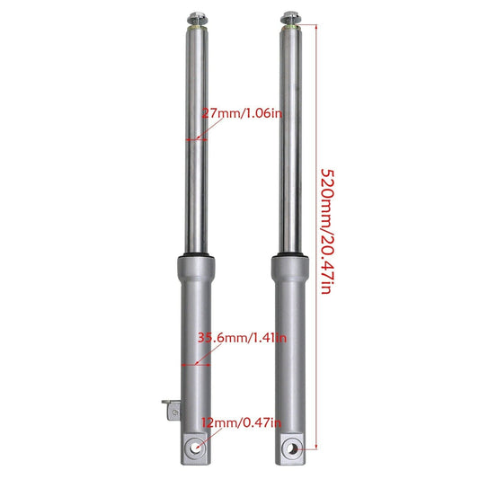 Front Forks Upside Down for Drum Brake CRF50 TTR50 50cc SSR Honda Pit Dirt bike