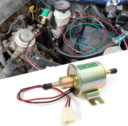 2.5-4 PSI 12V Electronic Diesel Fuel Pump HEP-02A + Petrol Hose Clamp Universal