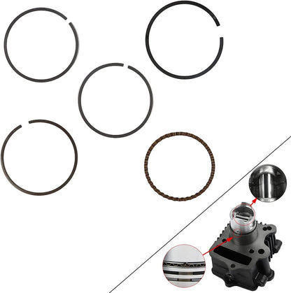 39mm Bore Cylinder Head Piston Engine Rebuild Kit For Honda Z50R XR50 CRF50 50CC