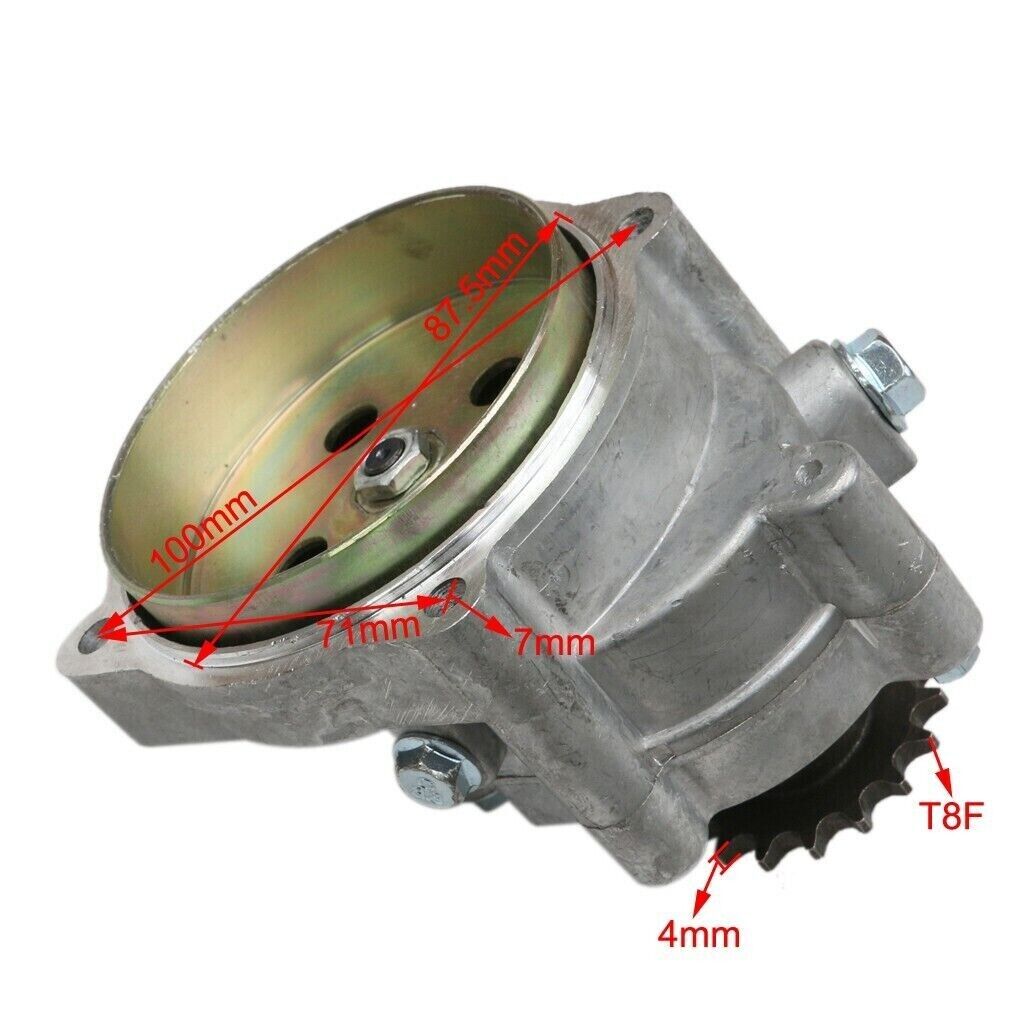 T8F 17T Gear Box Transmission Reduction for 43 49cc Mini Dirt Pocket ATV Scooter
