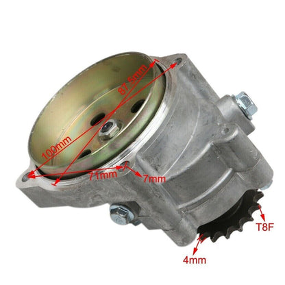 T8F 17T Gear Box Transmission Reduction for 43 49cc Mini Dirt Pocket ATV Scooter