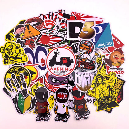 40pcs Decal Stickers Bomb Logo Car Laptop Phone Vinyl Skateboard Skate Cartoon
