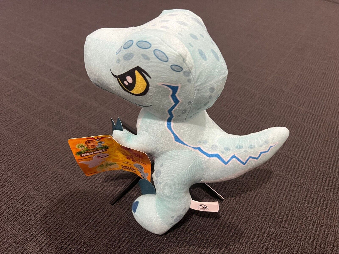 New Lisenced Universal Jurassic World Blue Velociraptor Dinosaur Plush Toy 25cm