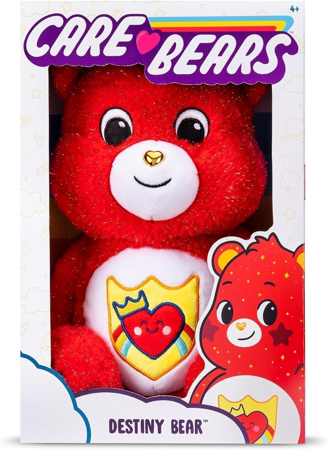 Brand New Care Bears Destiny Bear 35cm Medium Boxed Plush Soft Toy by Basic Fun