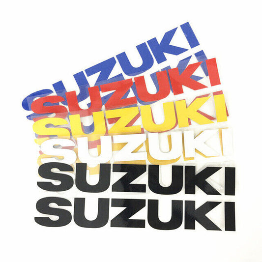 SUZUKI Sticker Decal Badge Emblem Logo Car Bike Quad Motorcycle Petrol Fuel Tank