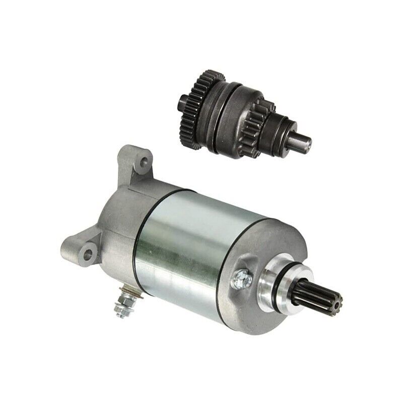 Starter Motor + Drive Gear For Polaris ATP 330 500 Magnum 325 425 HO Sport 400L