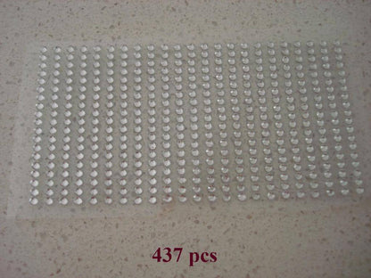 437 3MM RHINESTONE DIAMANTE DIY CRAFT STICKER WEDDING INVITATION IPHONE ENVELOPE