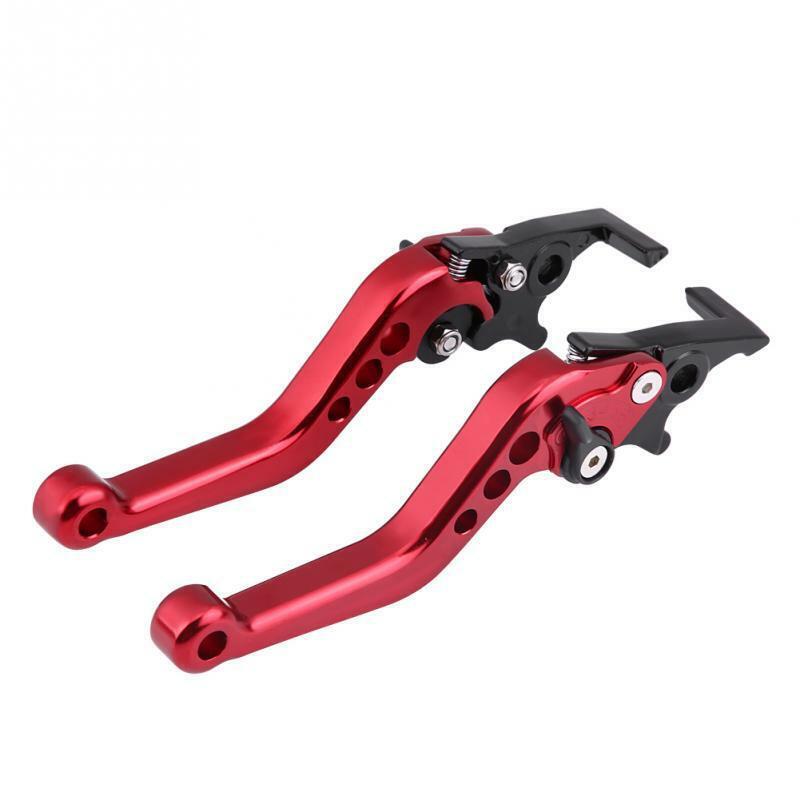 CNC Alloy Silver Red Black Gold Blue Double Disc Brake Levers GY6 Scooter Honda