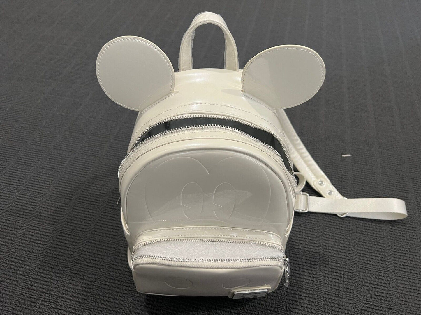 New Loungefly Disney Mickey Mouse Wedding Pearl White Cosplay Mini Girl Backpack