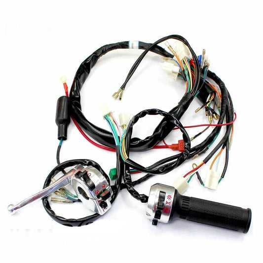 WIRE LOOM WIRING HARNESS FOR HONDA MONKEY Z50 50CC Z50J G50F CONTROL SWITCH BIKE