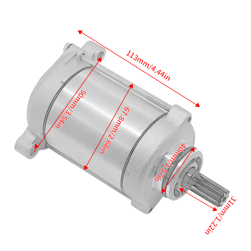 9T Starter Motor For MASSEY FERGUSON 400 500 650 3545-015 3545-024 260-24-567
