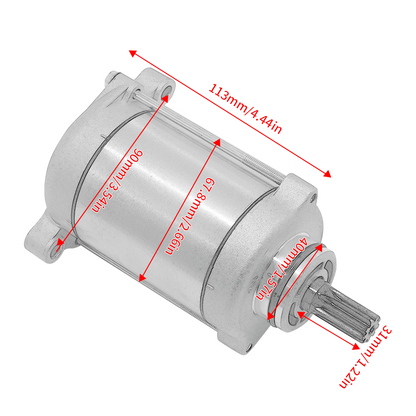 9T Starter Motor For MASSEY FERGUSON 400 500 650 3545-015 3545-024 260-24-567