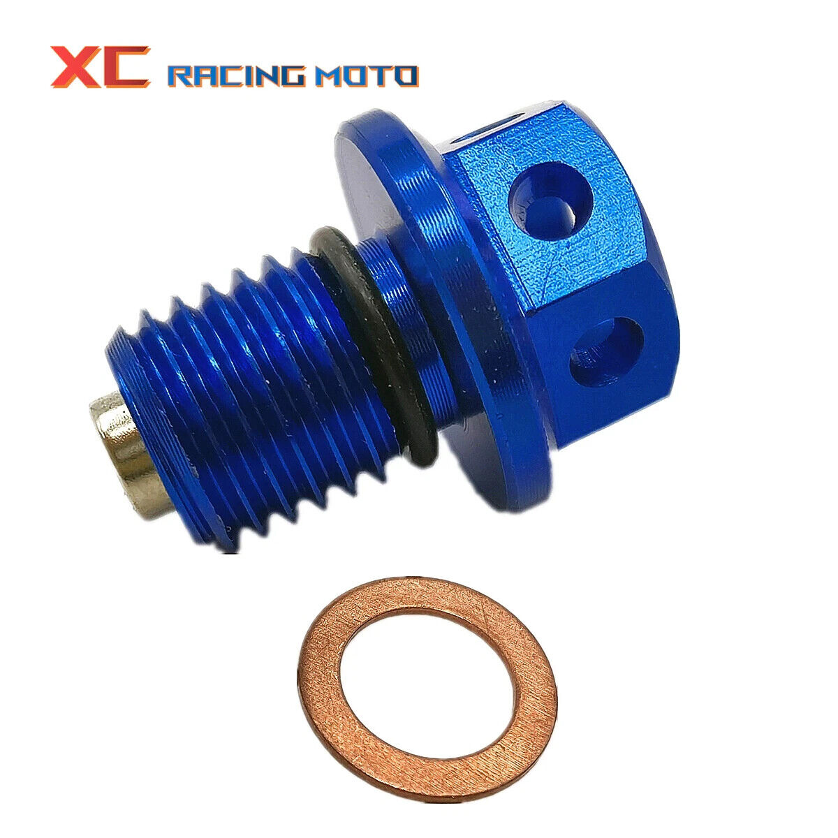 M12 Magnetic Oil Sump Nut Drain Drainage Oil Plug Screw Motorcycle ATV Quad Bike