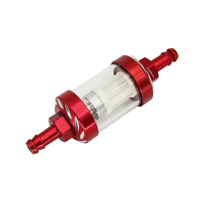 INLINE 8MM Petrol Fuel Filter Glass For 50cc 110cc 125cc ATV QUAD BUGGY PIT BIKE