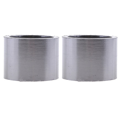 2 Pcs 48mm 38mm Exhaust Slip On Muffler Pipe Carbon Crush Gasket Motorycle Bike