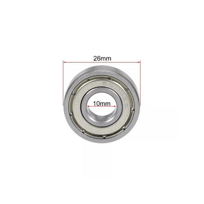10x26x8mm 6000ZZ Deep Groove Ball Bearings Double Shield Stub Axle Hub Wheel Rim